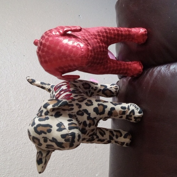 Victoria Secret Puppies Set 2 Perfect Cheetah & Red - Picture 10 of 10